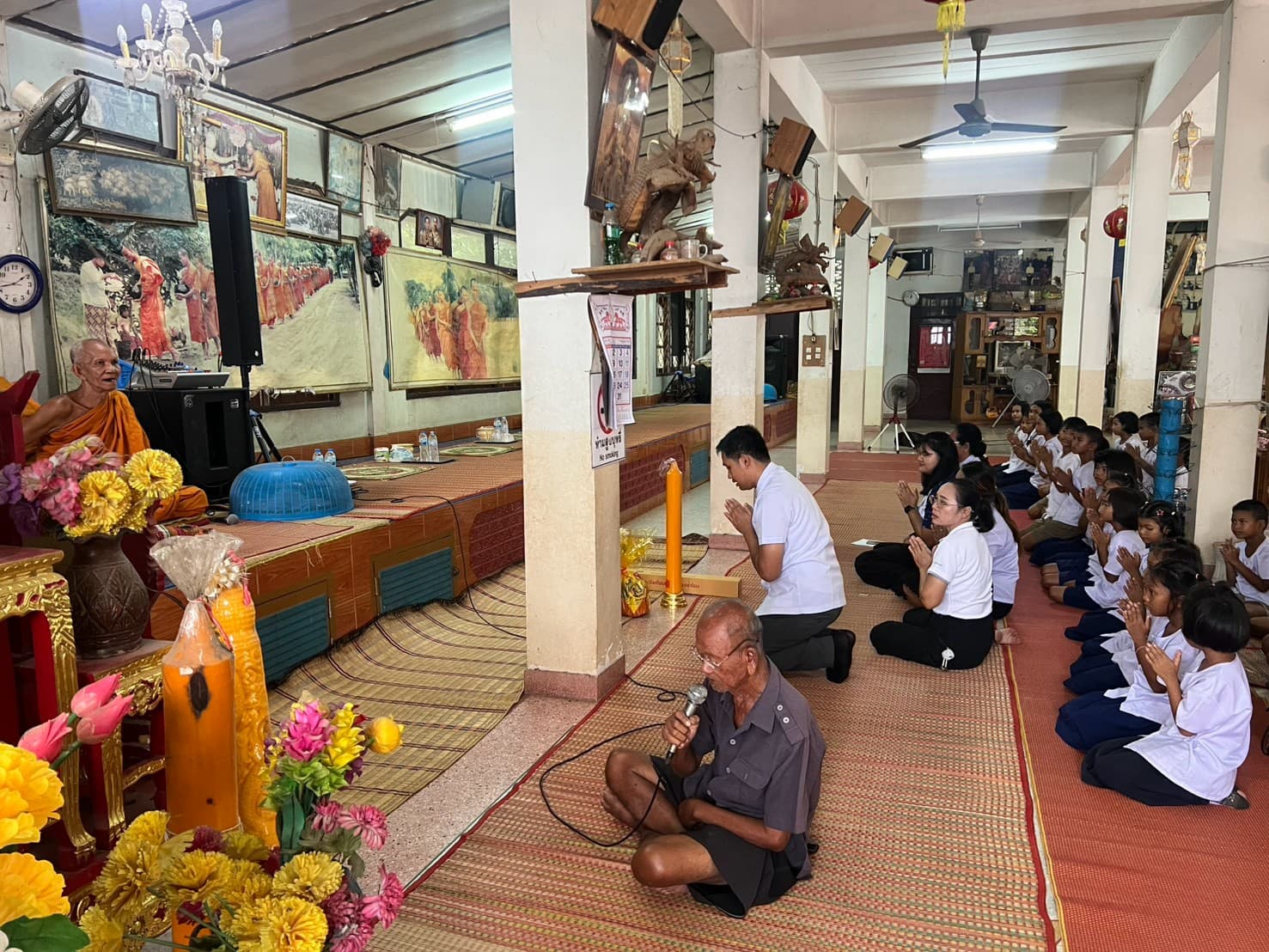 โรงเรียนวัดบ้านกะชายจัดกิจกรรมวันเข้าพรรษา ประจำปีการศึกษา 2569